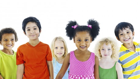 Kids holding hand