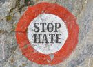 Text message as appeal to combat hatred and intolerance between people